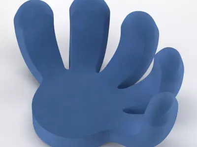 Chair arm 3D model