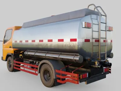 Mitsubishi Fuso tank truck 3D model