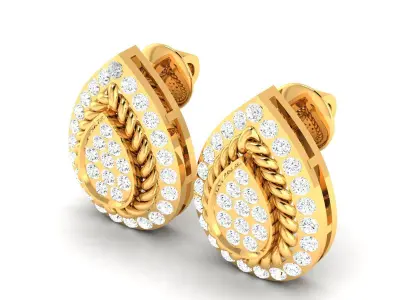 Women Earrings 3D print model