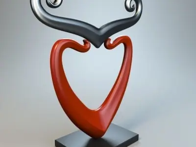Abstract Figure 3D model 11