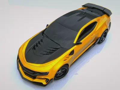 Bumblebee Chevrolet Camaro Transformers The Last Knight 3D model
