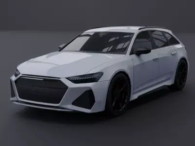 Traffic Estate 1 Low-poly 3D model