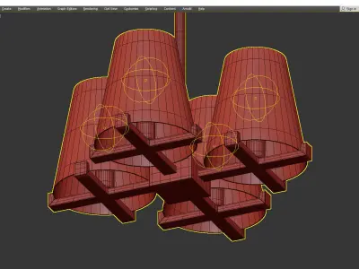 ANKE LUXURY CHANDELIER 2 Low-poly 3D model purchase