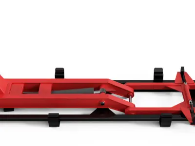 Hookloader City Lifting and tipping loader 3D model