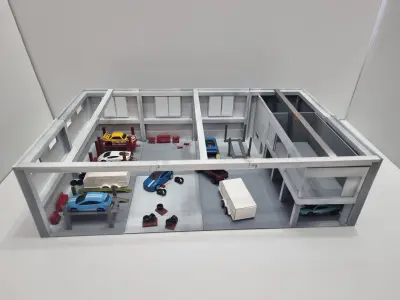 1 64 workshop 500x300x127 3D print model by kingja