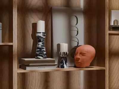 Collection 1 of 3D Sculptures for Archviz 3D model
