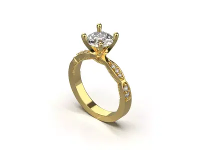 ring code 114 3D print model