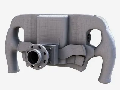 MP4-31 Steering Wheel Low-poly 3D model
