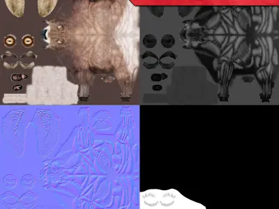 Ram Animated 3D model