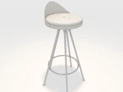 Bar Stool 4 3D model