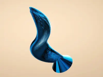 Sea Rock Twisted Tower Sculpture 3D print model