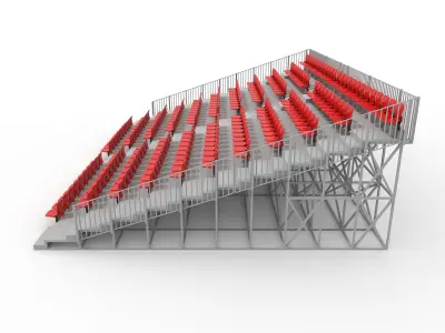 Bleachers 31 3D model