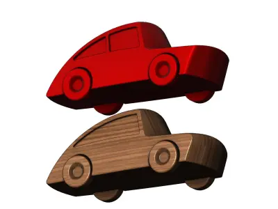 Miniature car toy  3D print model