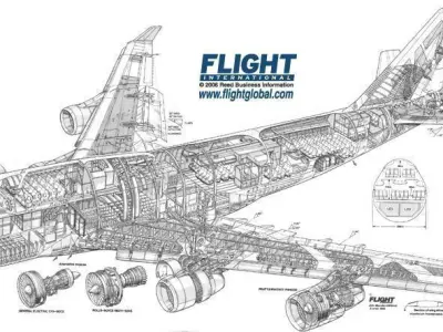 Boeing-747-400  Air Freighter Free 3D model