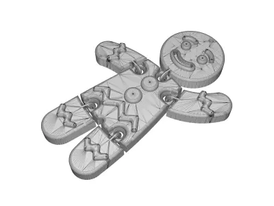 Gingerbread Man 3D print model