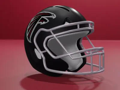 Atlanta Falcons Football Helmet 3D model