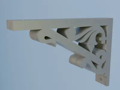 Shelf Bracket  4 3D print model