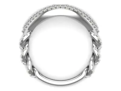 cuban ring 3D print model