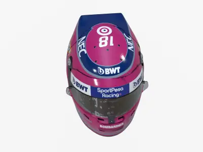 Stroll helmet 2019 Low-poly 3D model