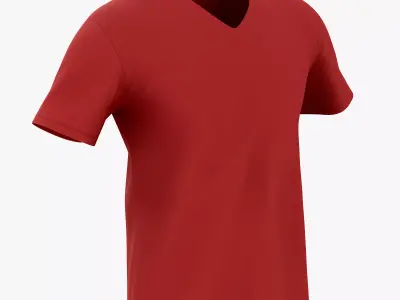 T-Shirt 02 Low-poly 3D model