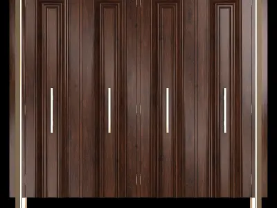 luxury cabinet sofa Low-poly 3D model