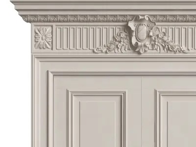 Classic Doors 01 3D model