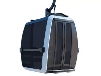 Cableway Car 3D model
