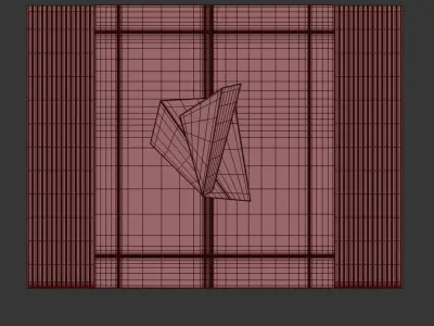 wall panels 023 3D model purchase