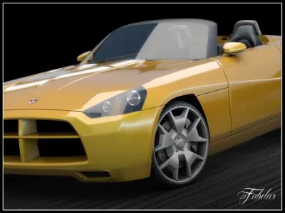 Dodge Demon Vray 3D model