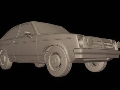 chevrolet br chevette sl 1976 3d print model 3D print model