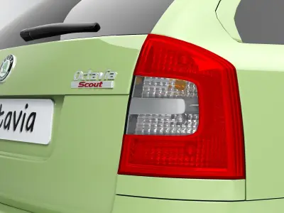 Skoda Octavia Scout 3D model