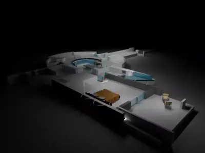 design of a atelier for a photographer 3D model