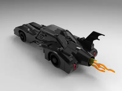 Lego - 1989 Batmobile 3D print model