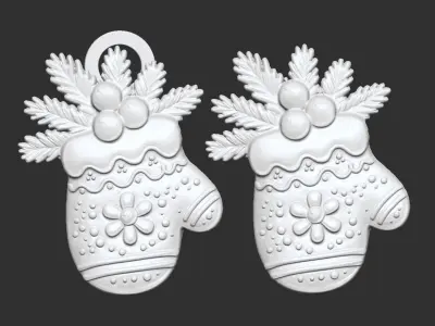 christmas glowse cookie  3D print model