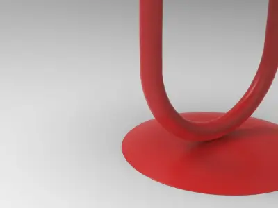 Heryy Bar Table Low-poly 3D model