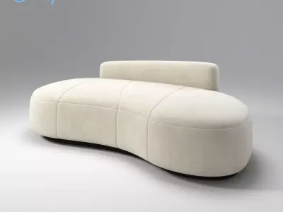 Futuristic Comfortable Balloon Sofa 3D model