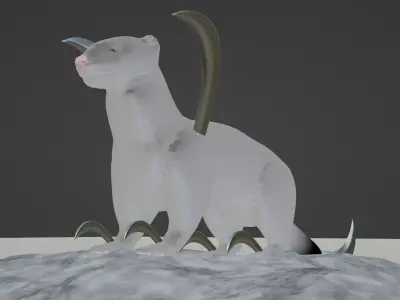Japanese Yokai - Kamaitachi 3D model