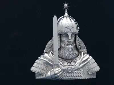 Babak The Conqueror Sculpture 3D print model