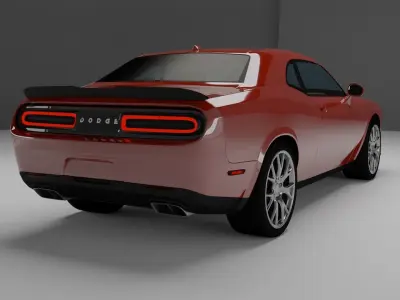 Dodge Challanger SRT 2015 3D model