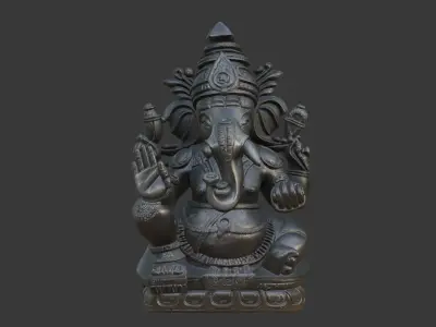 Ganesha Statue 3D Print Scan 3D model