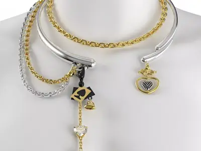 Necklace exclusive 2 3D print model