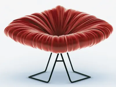 MIDJ Mask Chair 3D model