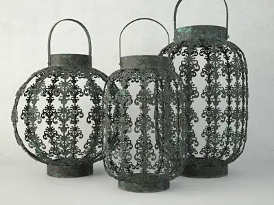 Lacework Lanterns 3D model
