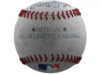 Baseball official mlb 3D model