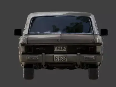 Tactical Performance SUV 3D Model Low-poly 3D model