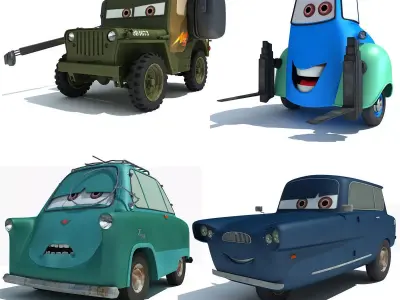 Disney Pixar Cars 2 3D model