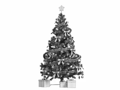 Christmas Pine Tree 3D model