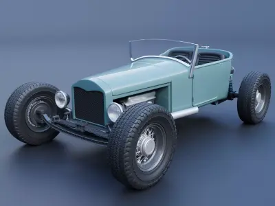 Model T Hot Rod 3D print model