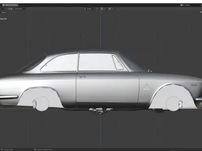 Alfa Romeo GTA 1965 3D model
