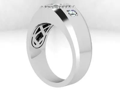 Emerald Halo Band 4348 3D print model